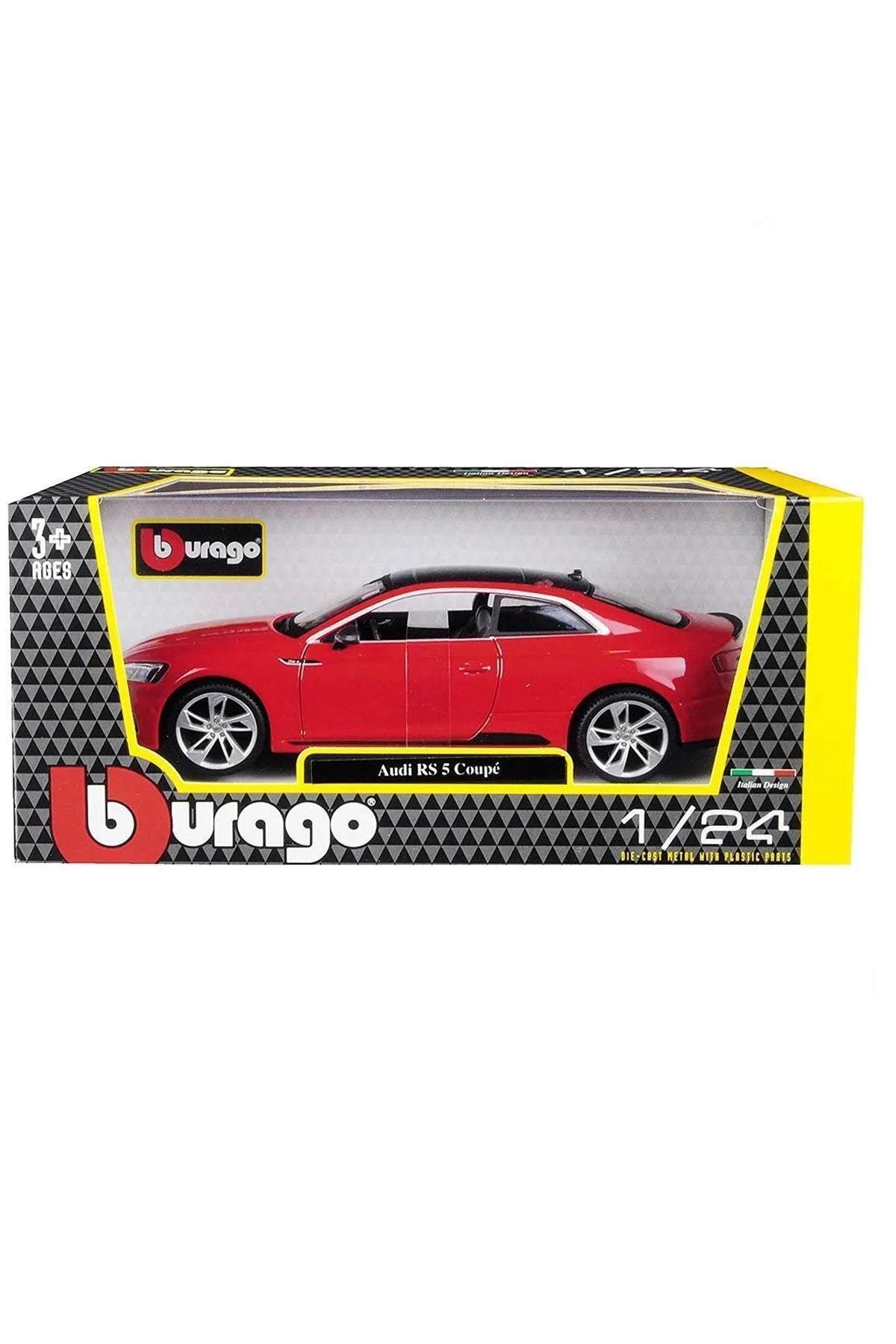 Audi RS5 Coupe rosu - 1/24 Bburago