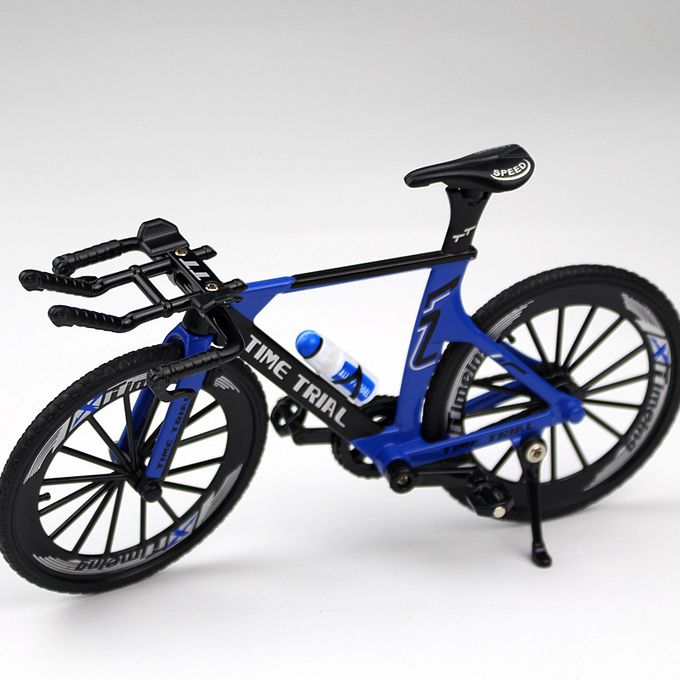 Bicicleta Mountain Bike Time Trial albastra/negru - 1/10 Altaya