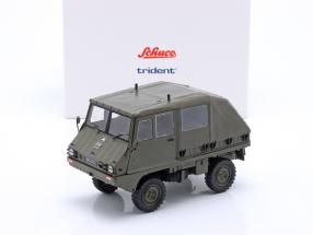 Steyr-Puch Haflinger radio truck Austrian army olive - 1/18 Schuco
