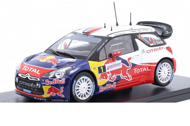 Citroen DS3 WRC Loeb-Elena Rallye d'Alsace-France 2012 #1 - 1/24 Altaya