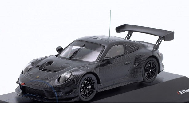 Porsche 911 GT3 R 2019 negru cu vitrina plexiglass - 1/43 Ixo Models