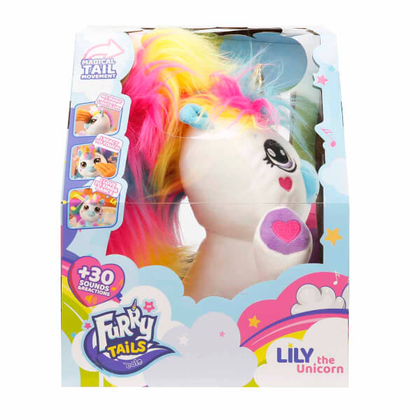 Figurina Unicornul Lily - jucarie interactiva de plus