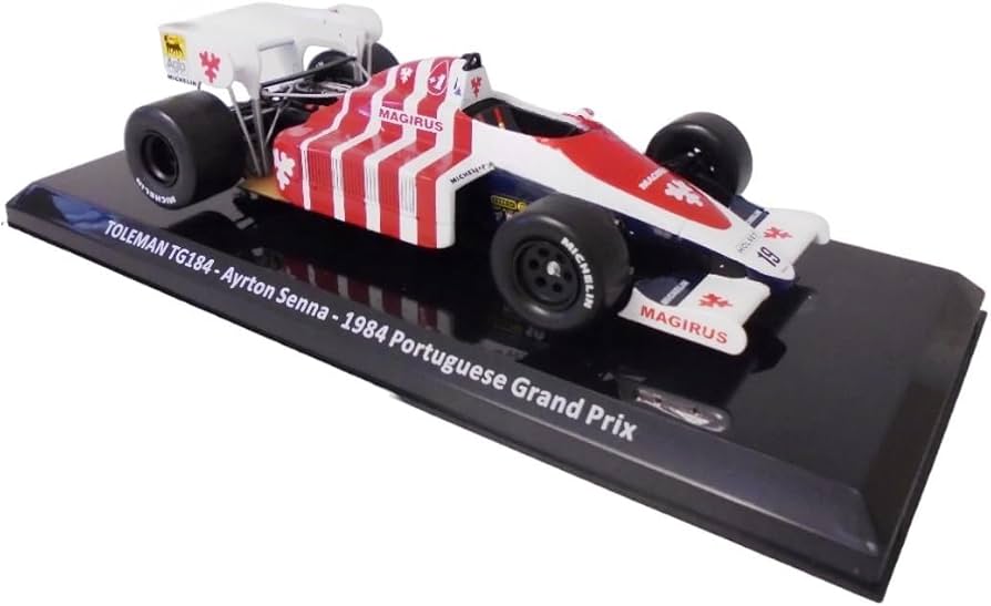 Formula 1 Ayrton Senna 1984 Portuguese Grand Prix Toleman TG184 - 1/24 Altaya