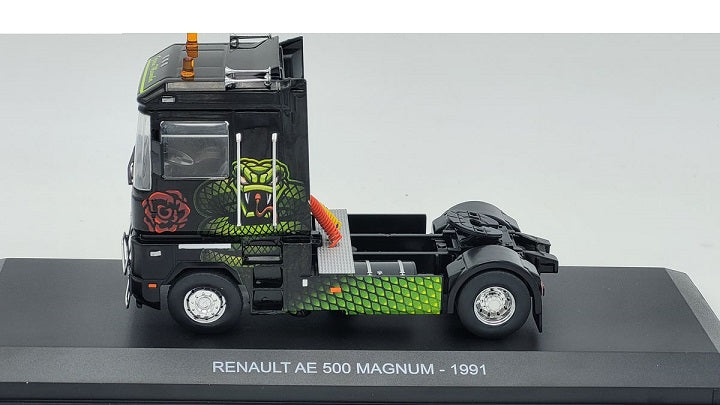 Camion Cap tractor Renault AE 500 Magnum Truck 1991 Green Mamba - 1/43 Hachette