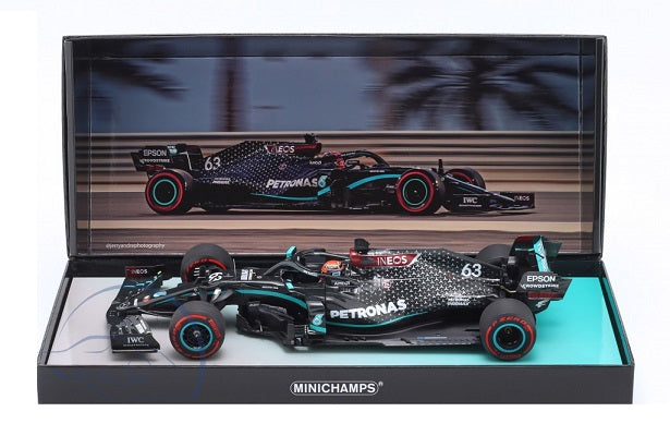 Formula 1 George Russell Mercedes-AMG F1 W11 #63 Sakhir GP 2020 1/222pcs - 1/18 Minichamps