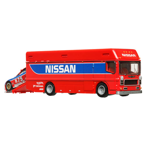Set 2 masinute - Camion Euro Hauler si Nissan 300 ZX GTS - 1/64 Hot Wheels Premium
