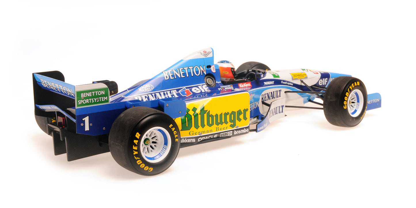 Formula 1 M. Schumacher Benetton B195 #1 Winner Europe GP World 1/222pcs - 1/18 Minichamps
