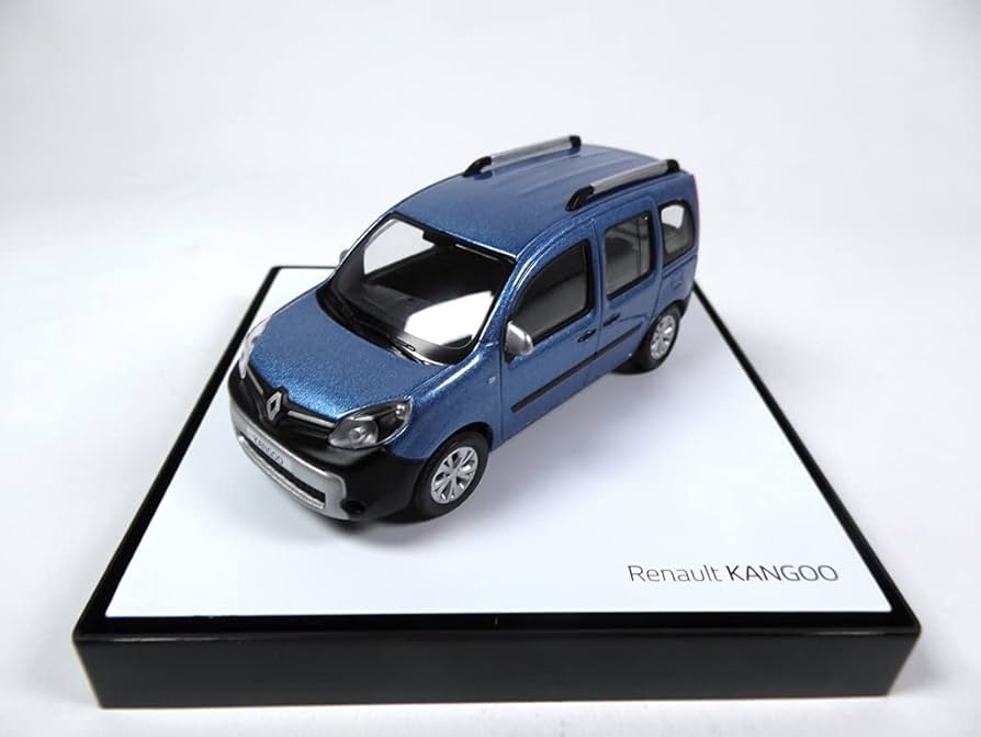 Renault Kangoo bleu cu vitrina plexiglass - 1/43 Norev
