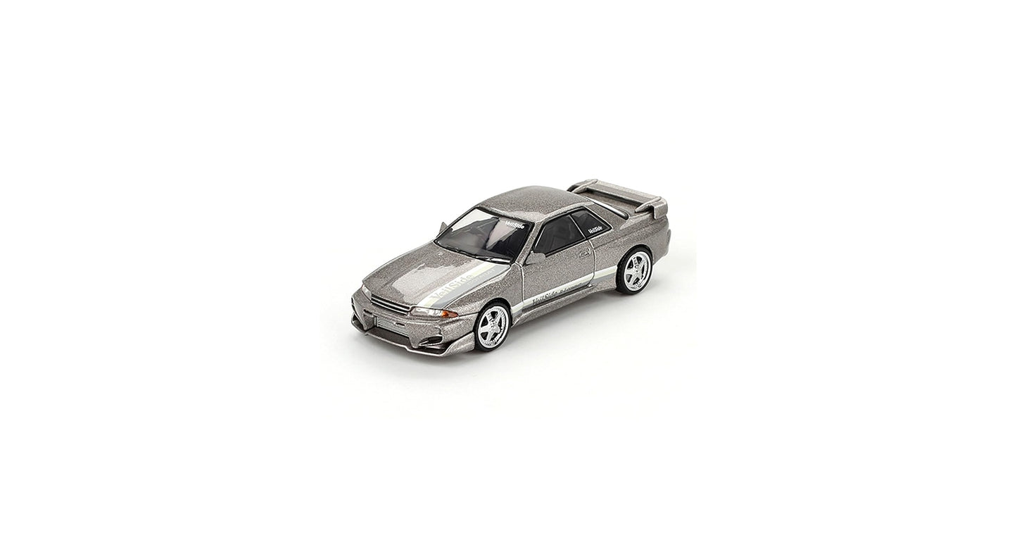 Nissan Skyline GT-R R32 VeilSide Combat gri - 1/64 Mini GT