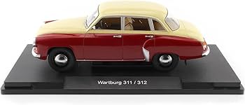 Wartburg 311/312 rosu/crem - 1/18 Model Car Group