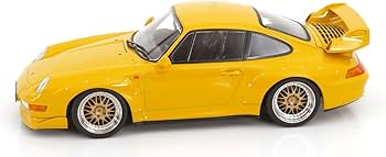 Porsche 911 993 GT2 Coupe galben - 1/12 KK-Scale