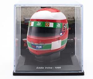 Casca Eddie Irvine Ferrari F399 Formula 1 1999 cu vitrina plexiglass - 1/5 Spark