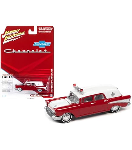 Chevy Ambulance 1957 - 1/64 Johnny Lightning