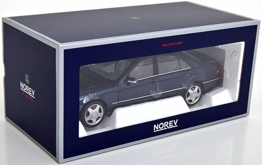 Mercedes-Benz S55 AMG 2000 bleumarin - 1/18 Norev
