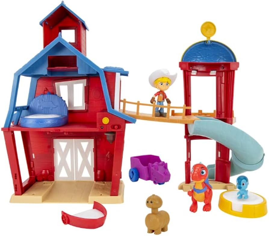 Set de joaca cu figurine si accesorii Dino Ranch - Clubhouse