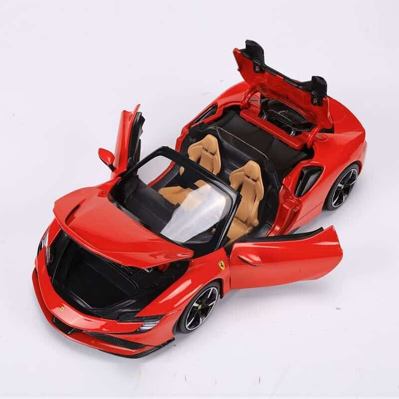 Ferrari SF90 Spider rosu - 1/18 Bburago