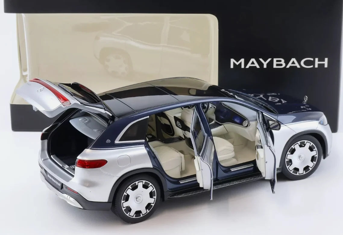 Mercedes-Maybach EQS 680 SUV 2024 nautical blue / hightechsilver - 1/18 NZG