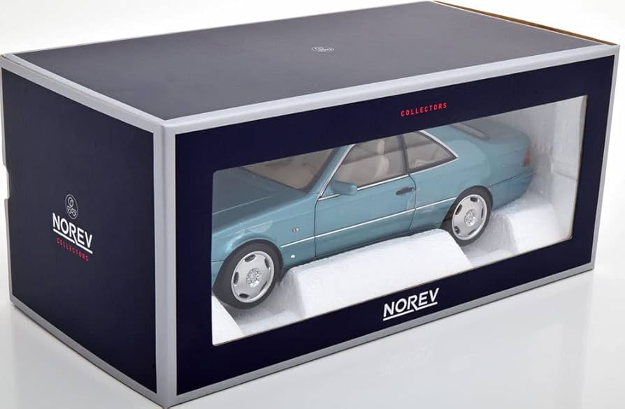 Mercedes-Benz CL600 Coupe 1997 blue metallic - 1/18 Norev