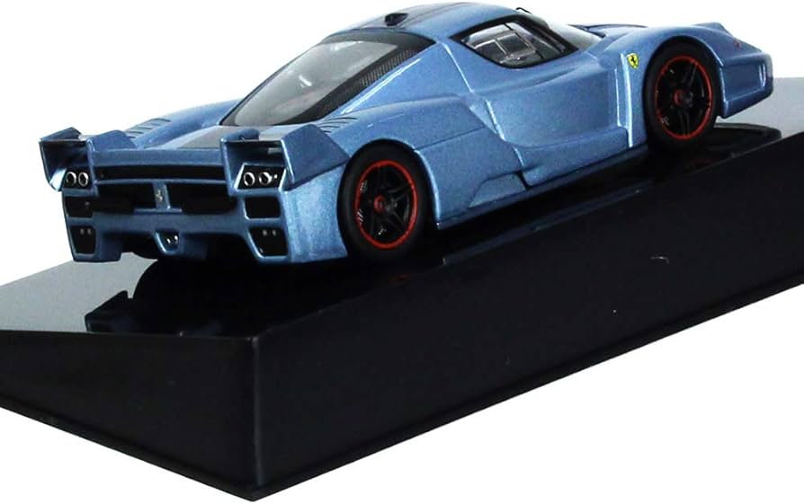 Ferrari Fxx bleu cu vitrina plexiglass - 1/43 Hot Wheels Elite