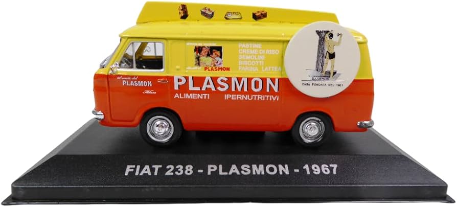 Fiat 238 - Plasmon 1967 cu vitrina plexiglass - 1/43 Altaya