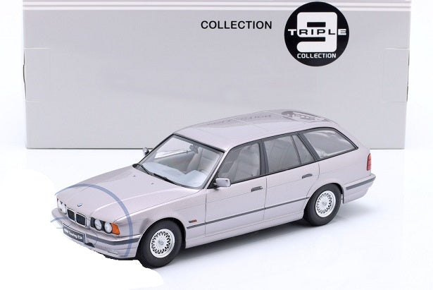 BMW  Seria 5 Touring E34 argintiu - 1/18 Triple9