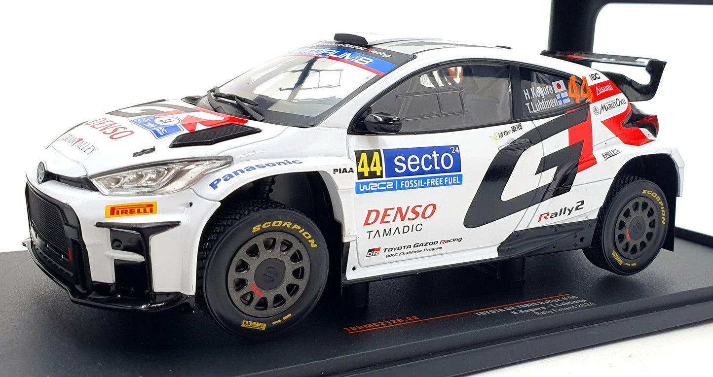 Toyota GR Yaris Rally2 #44 Rally Finland 2024 - 1/18 Ixo Models