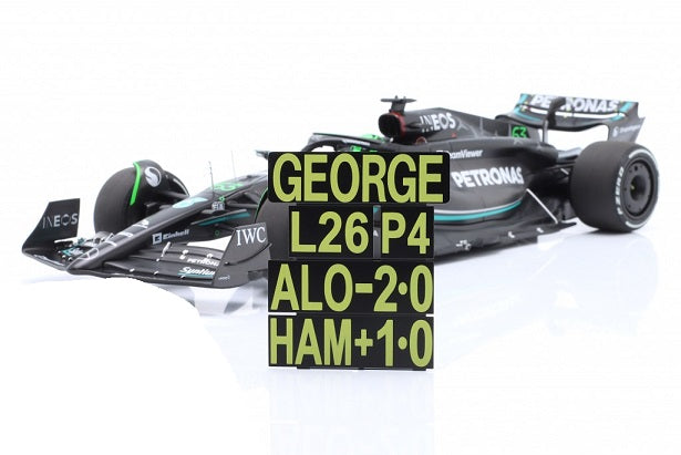 Formula 1 Mercedes-AMG Petronas F1 W14 E Performance Goerge Russell #63 Bahrain GP 2023 1/363pcs - 1/18 Minichamps