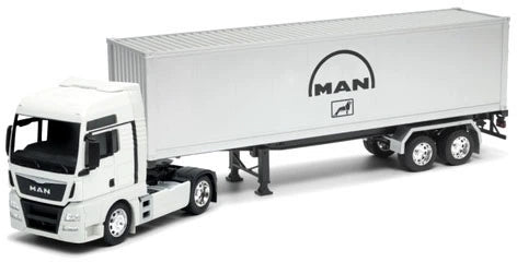 Camion Cap Tractor MAN cu remorca - 1/32 Welly