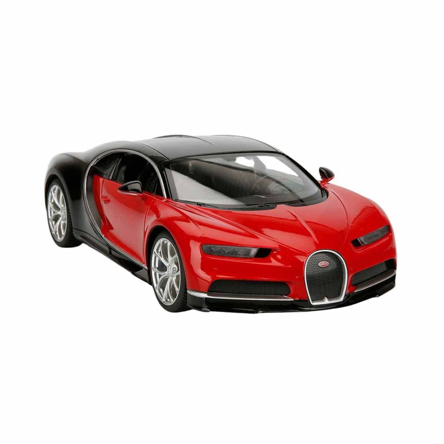 Bugatti Chiron rosu/negru cu telecomanda - 1/14 Rastar