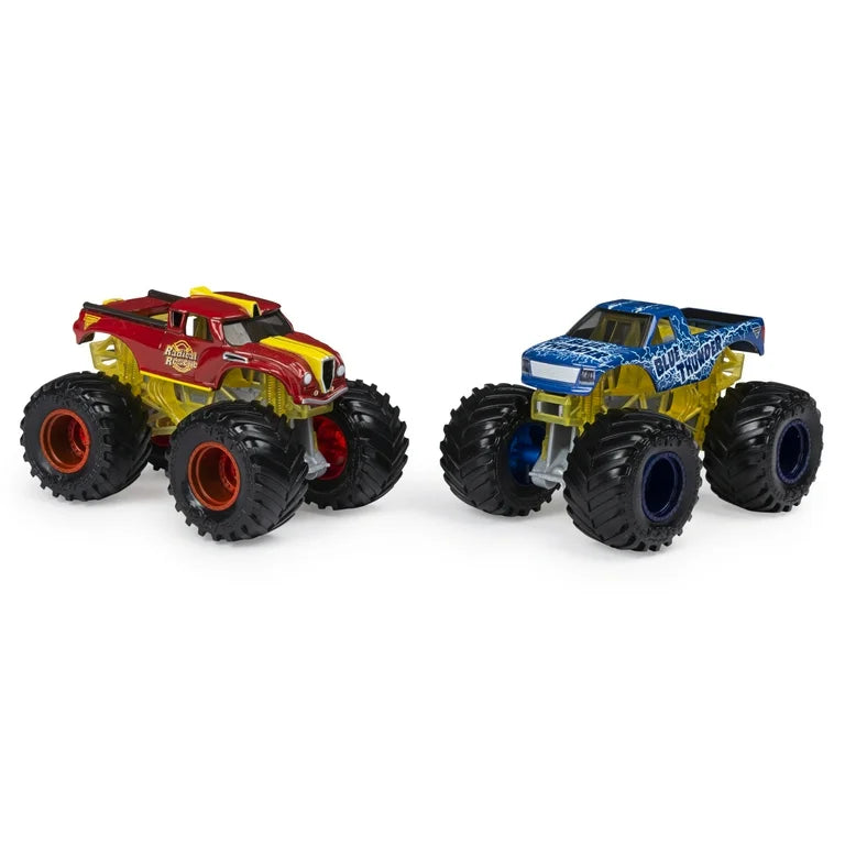 Set 2 masini Monster Jam - Radical Rescue si Blue Thunder 1/64