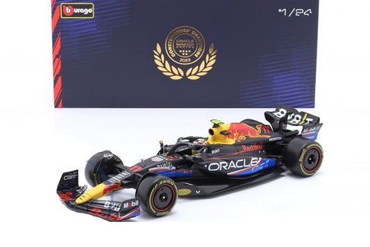 Formula 1 Oracle Red Bull Racing RB19 2023 Sergio Perez #11 cu vitrina plexiglass UNITED STATES Grand Prix - 1/24 Bburago