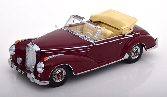 Mercedes 300 SC Cabriolet 1957 visiniu/crem - 1/18 KK-Scale