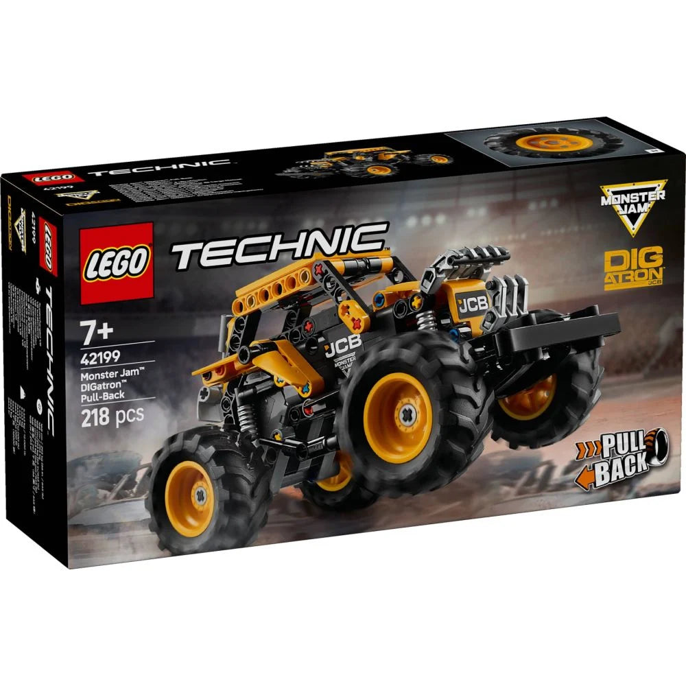 LEGO Technic 42199 - Monster Jam DIGatron cu pull-back (218 piese)