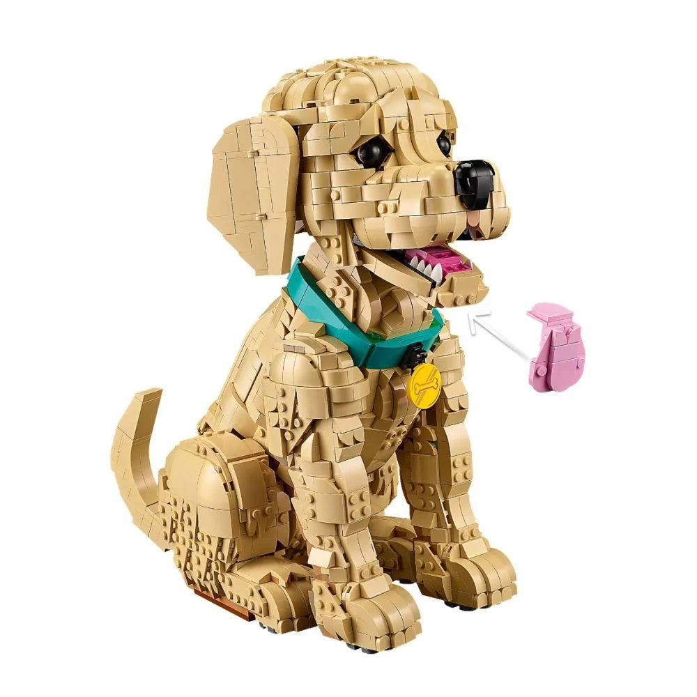 LEGO Icons 11384 - Catelus Golden Retriever (2102 piese)