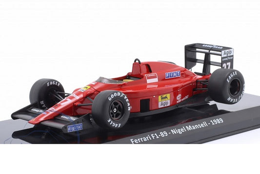 Formula 1 Ferrari F1-89 Nigel Mansell 1989 #27 cu vitrina plexiglass - 1/24 Premium Collectibles