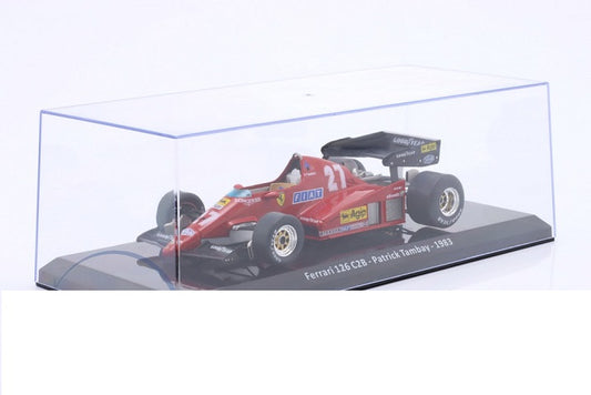 Formula 1 Ferrari 126 C2B - Patrick Tambay 1983 cu vitrina plexiglass - 1/24 Altaya