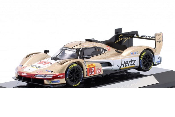Macheta Porsche 963 #12 cu vitrina plexiglass - 1/43 Bburago
