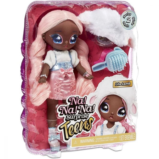 Papusa Na! Na! Na! Surprise Teens - Lila Lamb 28cm