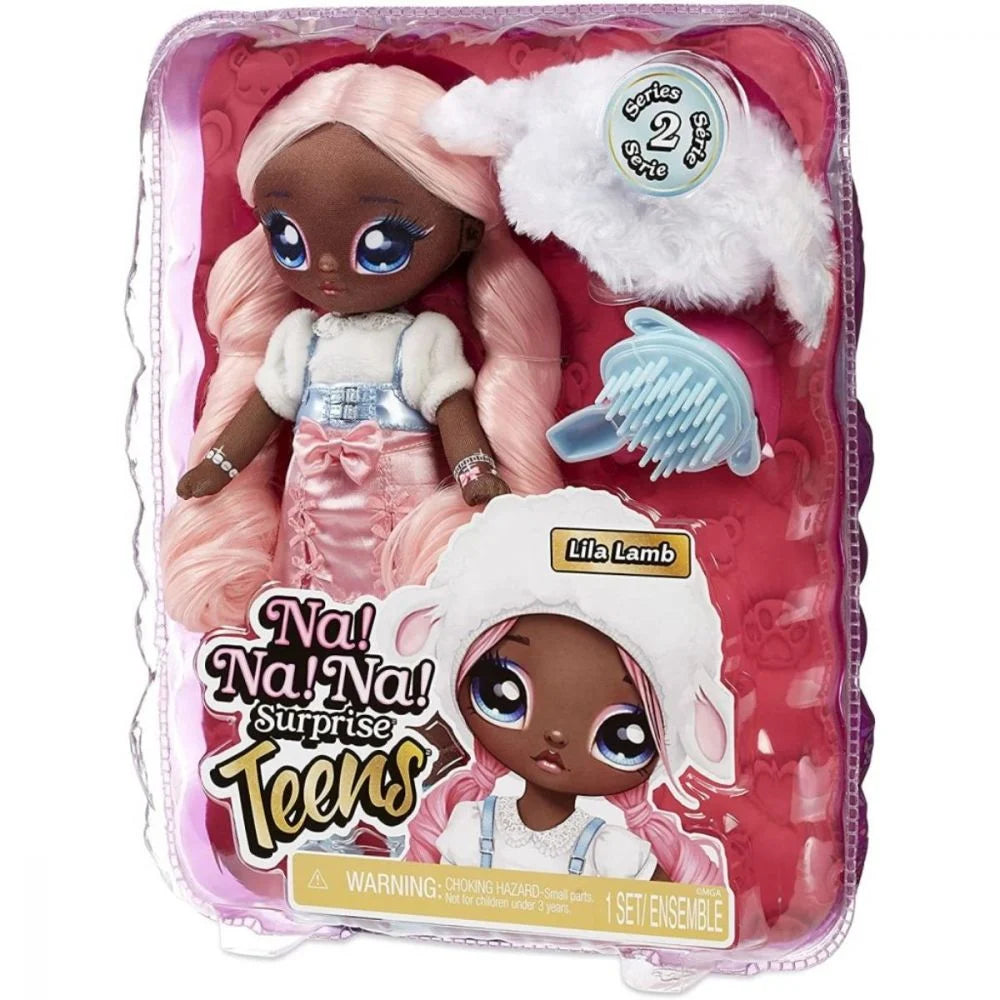 Papusa Na! Na! Na! Surprise Teens - Lila Lamb 28cm