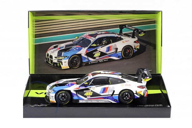 BMW M4 GT3 #46 2nd 12h Abu Dhabi 2023 Rossi, Vanthoor, Yelloly 1/546pcs - 1/18 Minichamps