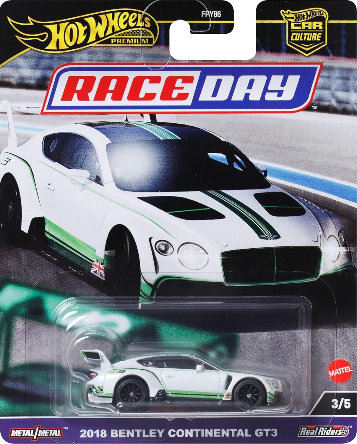 Bentley Continental GT3 2018 - 1/64 Hot Wheels Premium