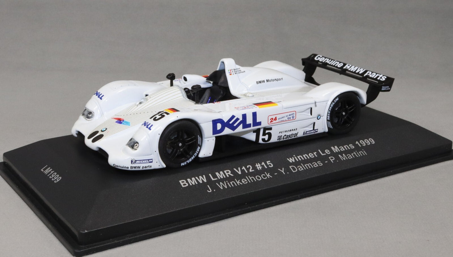 BMW Lmr V12 #15 Winner Le Mans 1999 cu vitrina plexiglass - 1/43 Ixo Models