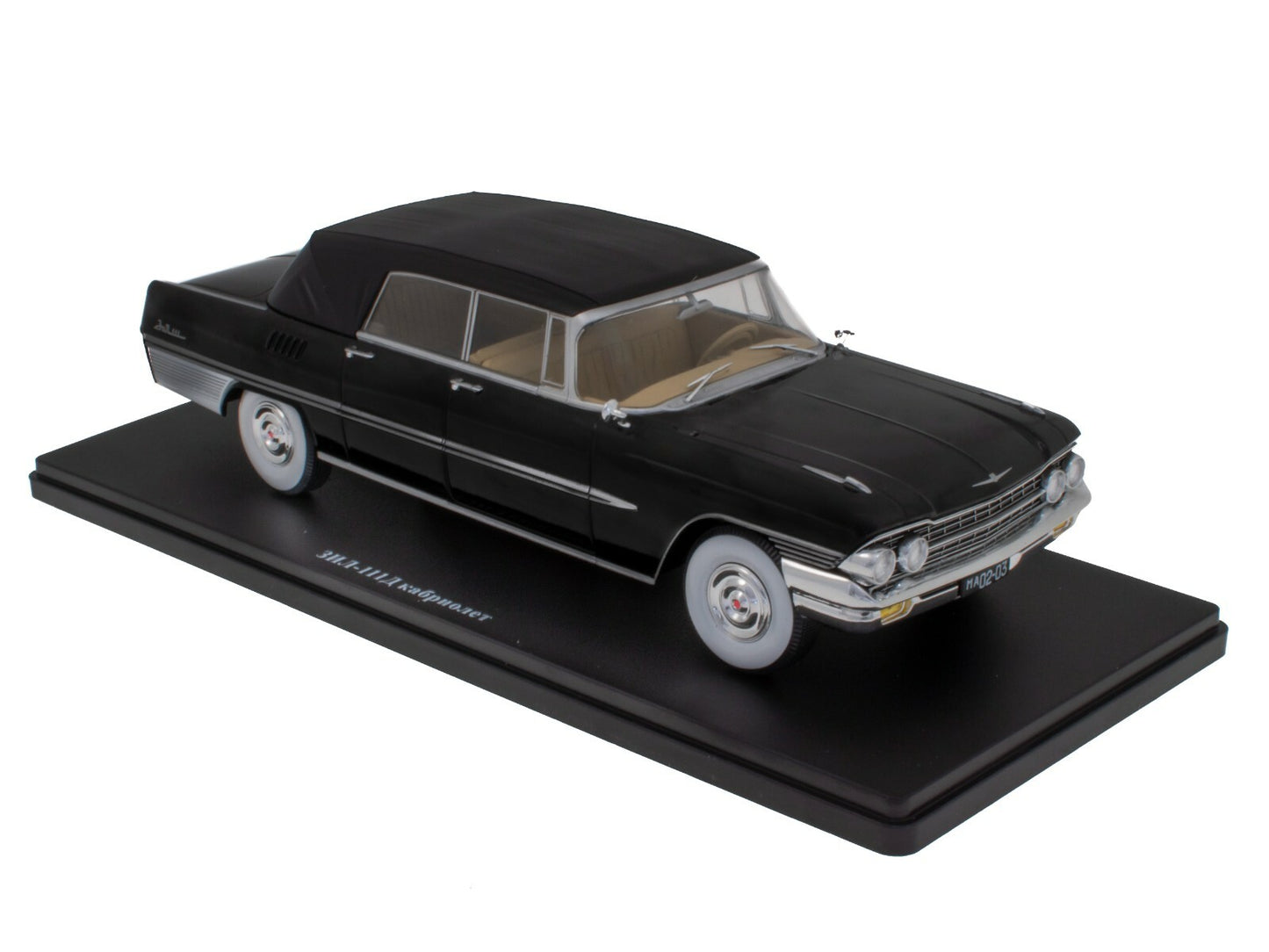 Zil 111D Cabriolet negru - 1/24 Hachette