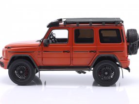Mercedes-Benz AMG G63 W463 4x4 2022 copper orange magno - 1/18 IScale