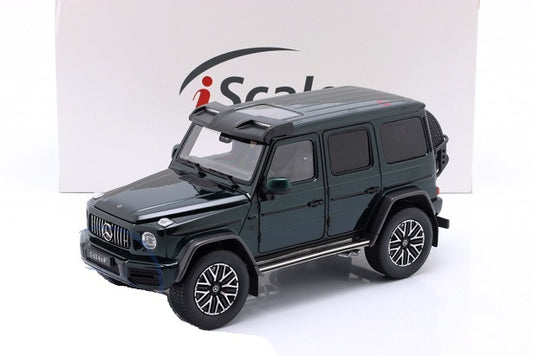 Mercedes-Benz AMG G63 (W463) 4x4 2022 emerald green metallic - 1/18 IScale