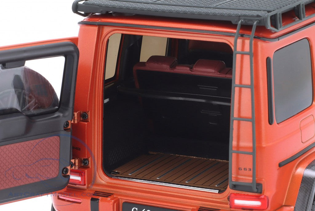 Mercedes-Benz AMG G63 W463 4x4 2022 copper orange magno - 1/18 IScale