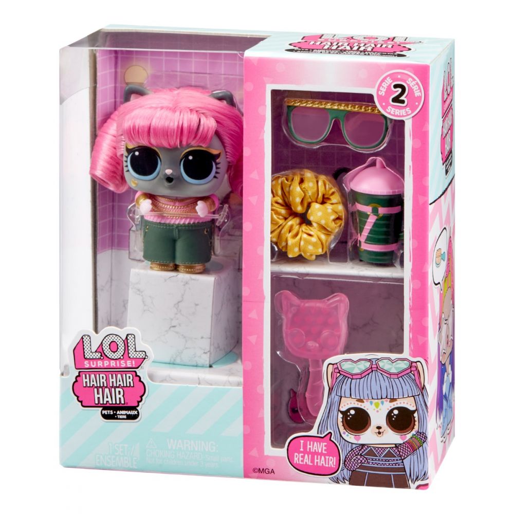 LOL Surprise Hair Hair Hair Pets S2 - Brass Kitty