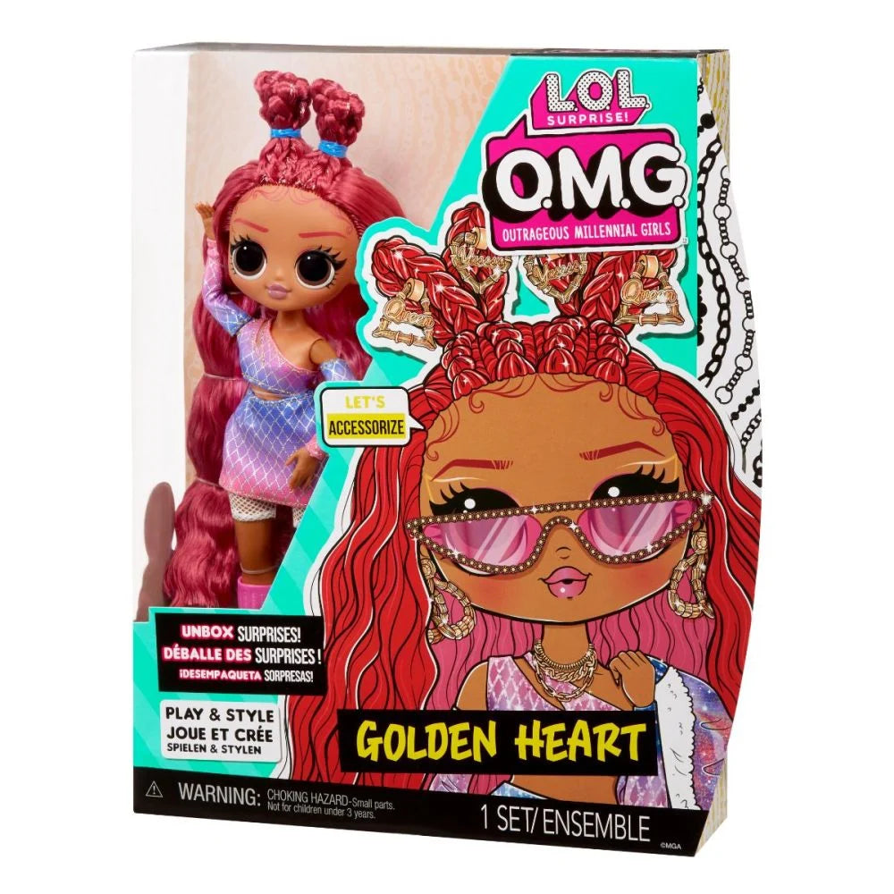 Papusa LOL Surprise OMG - GOLDEN HEART