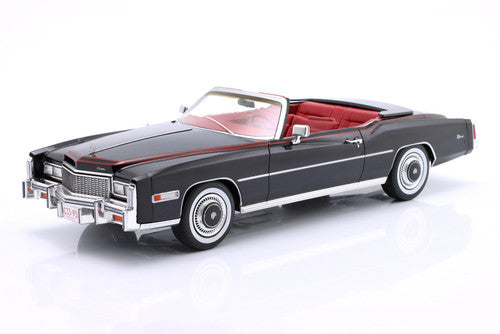 Cadillac Eldorado Convertible black 1976 - 1/18 Model Car Group