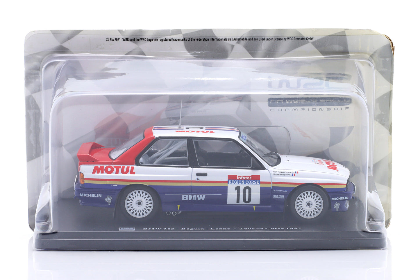 BMW M3 E30 #10 Beguin-Lenne Tour de Corse 1987 - 1/24 Altaya